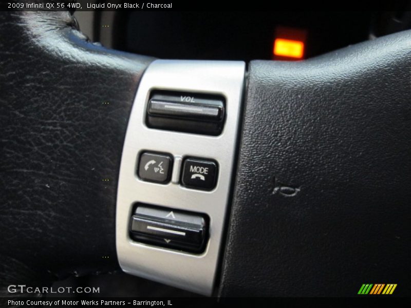 Liquid Onyx Black / Charcoal 2009 Infiniti QX 56 4WD
