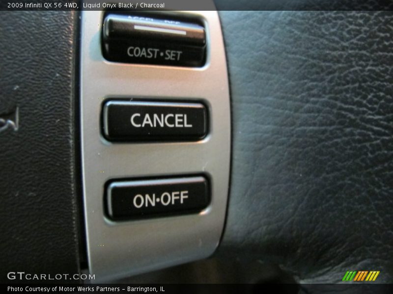 Liquid Onyx Black / Charcoal 2009 Infiniti QX 56 4WD