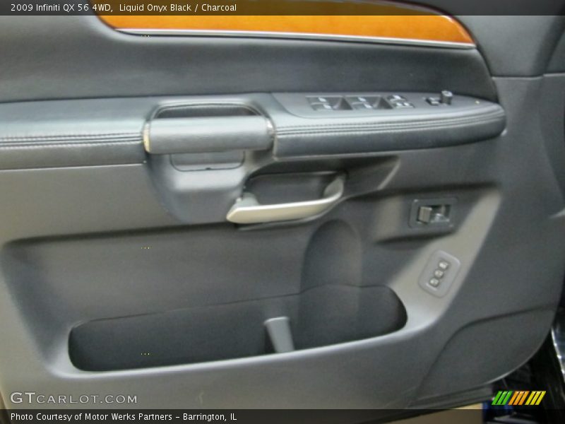 Liquid Onyx Black / Charcoal 2009 Infiniti QX 56 4WD