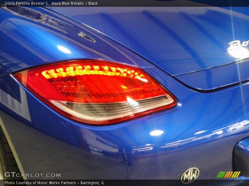 Aqua Blue Metallic / Black 2009 Porsche Boxster S