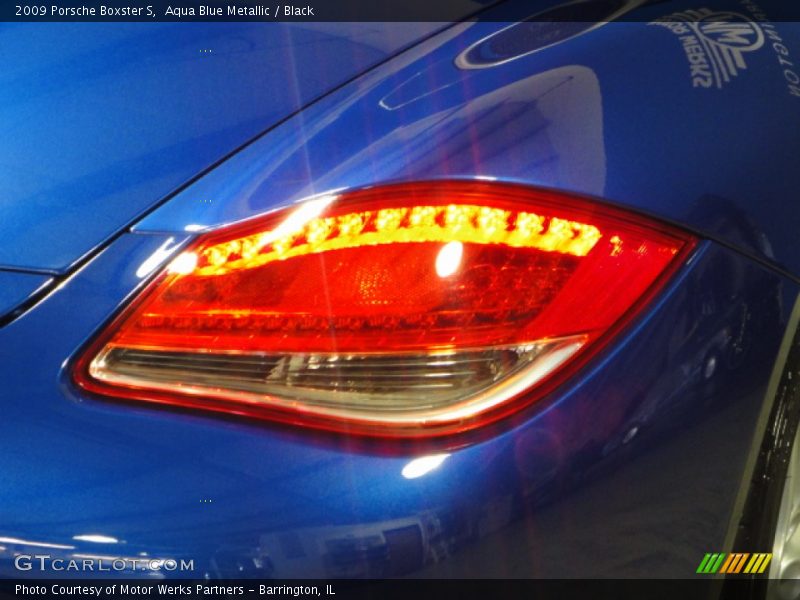 Aqua Blue Metallic / Black 2009 Porsche Boxster S