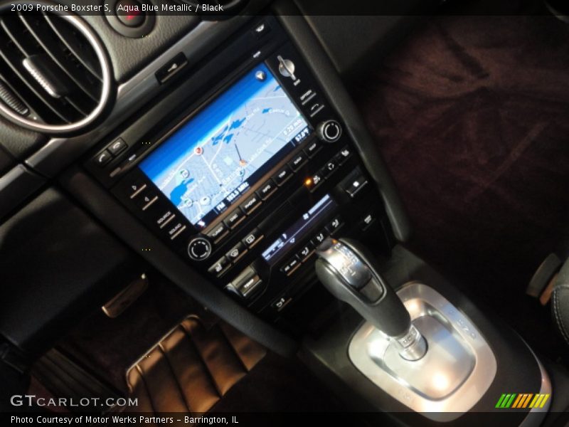 Aqua Blue Metallic / Black 2009 Porsche Boxster S