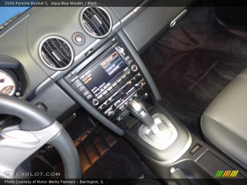 Aqua Blue Metallic / Black 2009 Porsche Boxster S