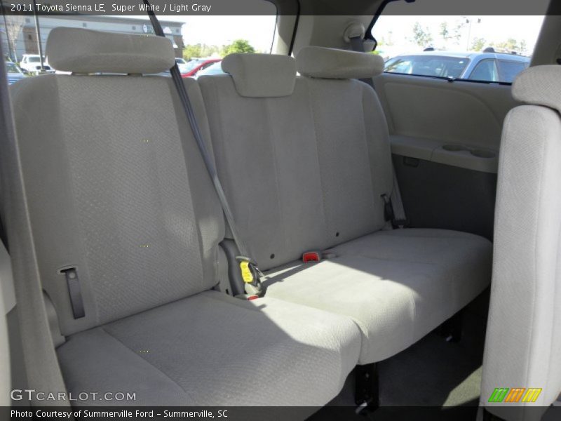 Super White / Light Gray 2011 Toyota Sienna LE