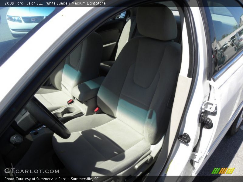 White Suede / Medium Light Stone 2009 Ford Fusion SEL