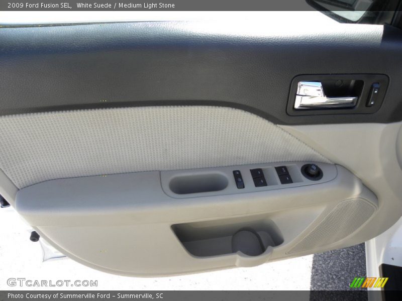 White Suede / Medium Light Stone 2009 Ford Fusion SEL