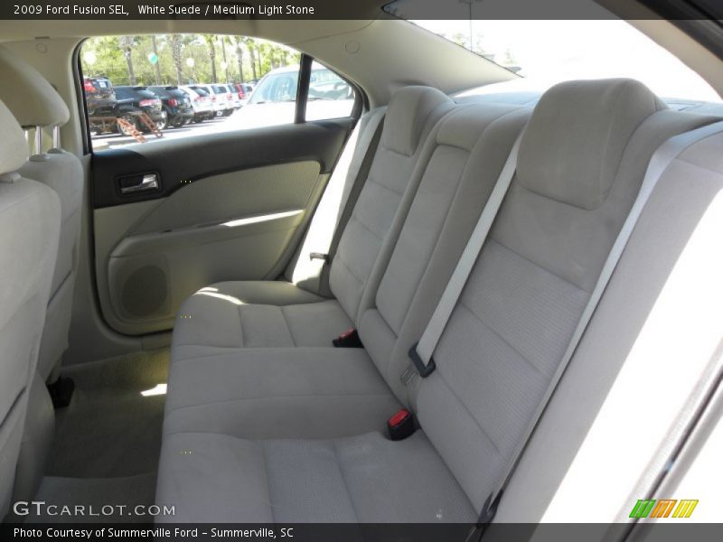 White Suede / Medium Light Stone 2009 Ford Fusion SEL