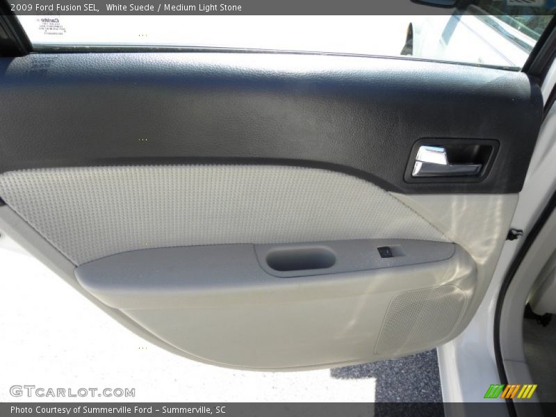 White Suede / Medium Light Stone 2009 Ford Fusion SEL