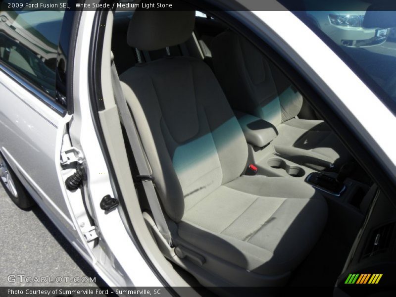 White Suede / Medium Light Stone 2009 Ford Fusion SEL