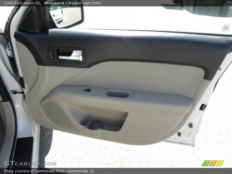White Suede / Medium Light Stone 2009 Ford Fusion SEL