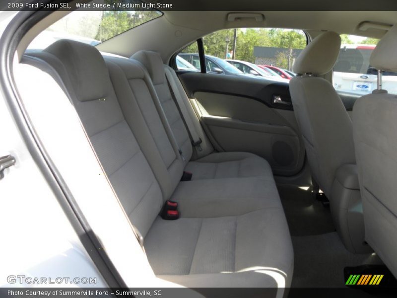 White Suede / Medium Light Stone 2009 Ford Fusion SEL