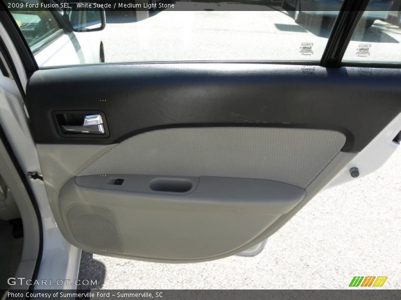 White Suede / Medium Light Stone 2009 Ford Fusion SEL