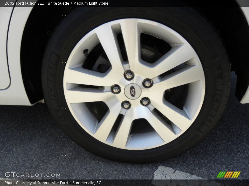 White Suede / Medium Light Stone 2009 Ford Fusion SEL