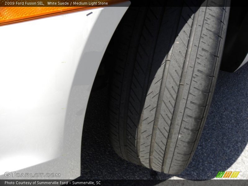 White Suede / Medium Light Stone 2009 Ford Fusion SEL