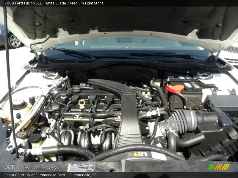 White Suede / Medium Light Stone 2009 Ford Fusion SEL