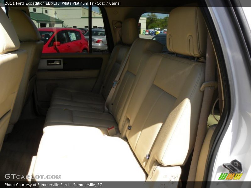 White Platinum Tri-Coat / Camel 2011 Ford Expedition EL XLT