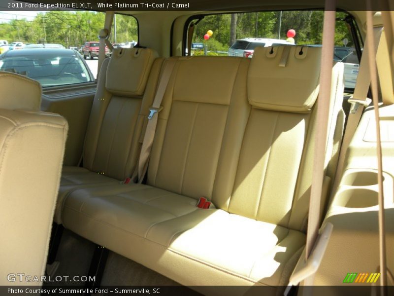 White Platinum Tri-Coat / Camel 2011 Ford Expedition EL XLT