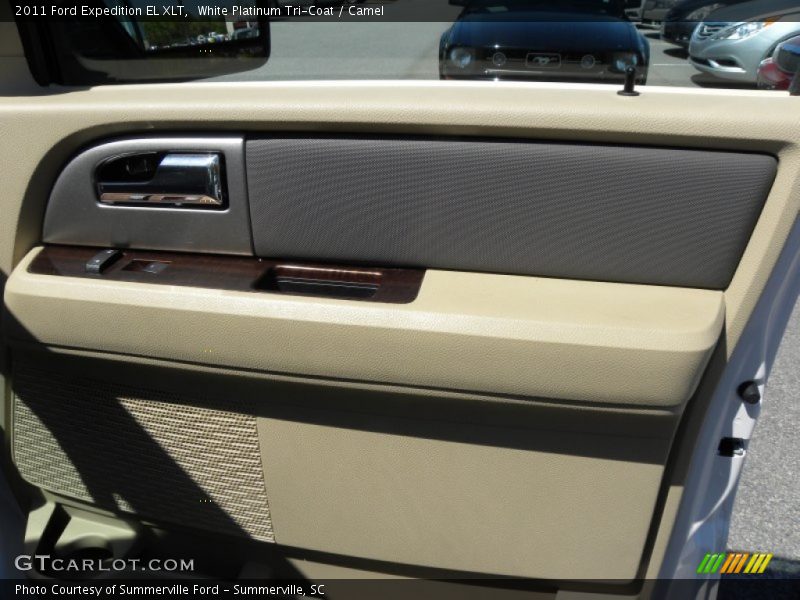 White Platinum Tri-Coat / Camel 2011 Ford Expedition EL XLT