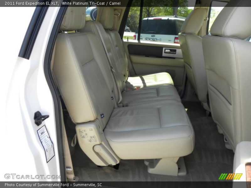 White Platinum Tri-Coat / Camel 2011 Ford Expedition EL XLT