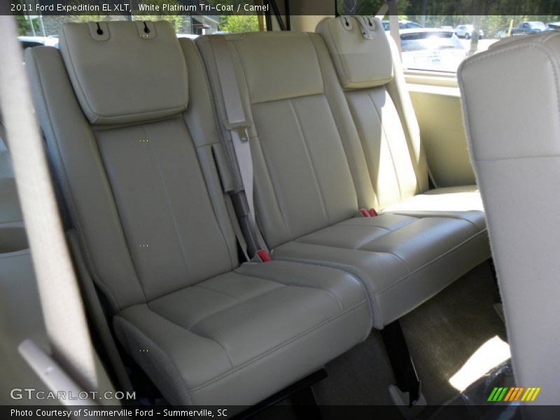 White Platinum Tri-Coat / Camel 2011 Ford Expedition EL XLT