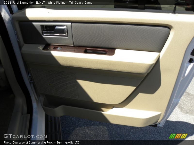 White Platinum Tri-Coat / Camel 2011 Ford Expedition EL XLT