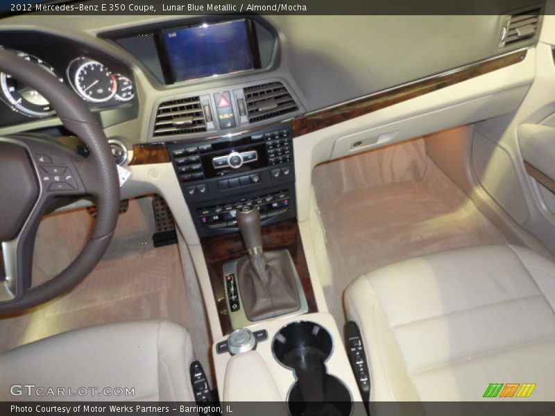 Lunar Blue Metallic / Almond/Mocha 2012 Mercedes-Benz E 350 Coupe