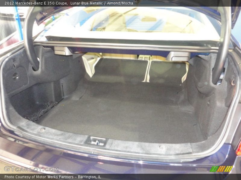 Lunar Blue Metallic / Almond/Mocha 2012 Mercedes-Benz E 350 Coupe