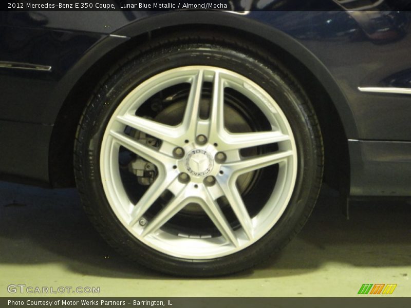 Lunar Blue Metallic / Almond/Mocha 2012 Mercedes-Benz E 350 Coupe