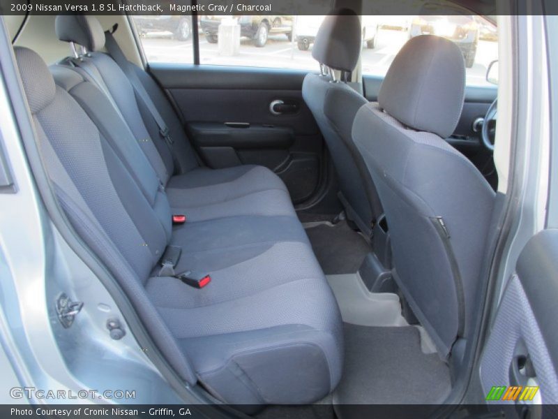 Magnetic Gray / Charcoal 2009 Nissan Versa 1.8 SL Hatchback