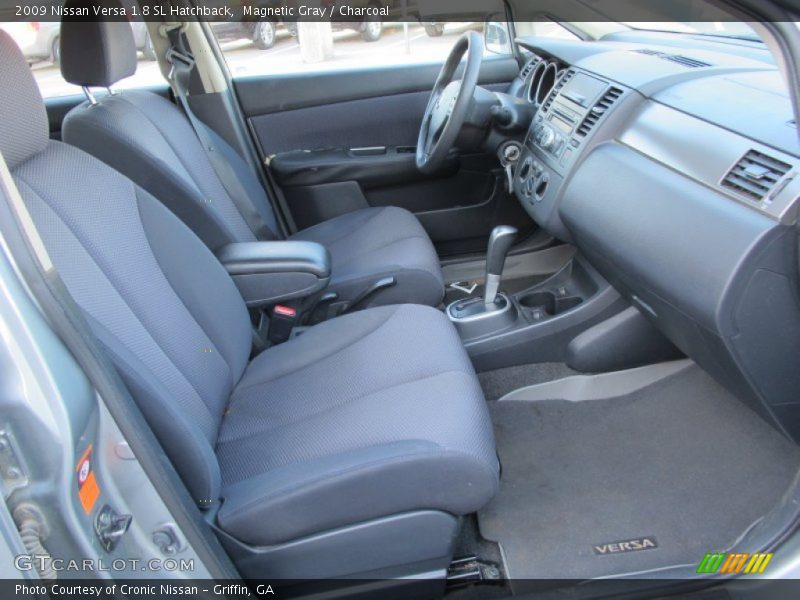 Magnetic Gray / Charcoal 2009 Nissan Versa 1.8 SL Hatchback