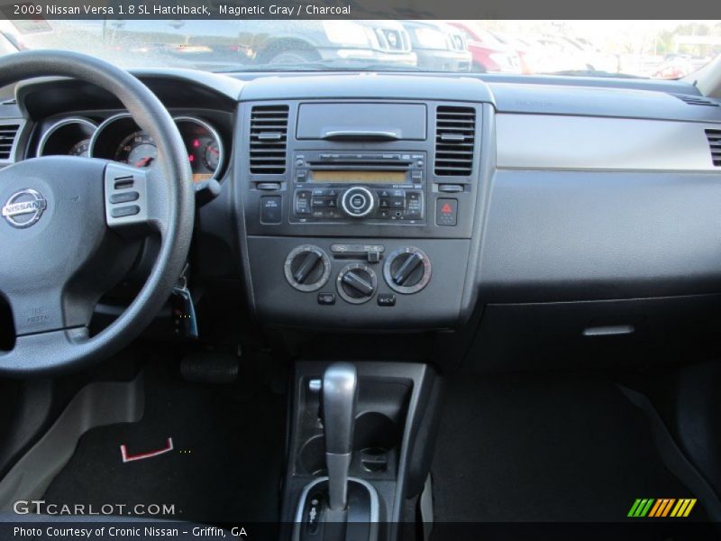 Magnetic Gray / Charcoal 2009 Nissan Versa 1.8 SL Hatchback