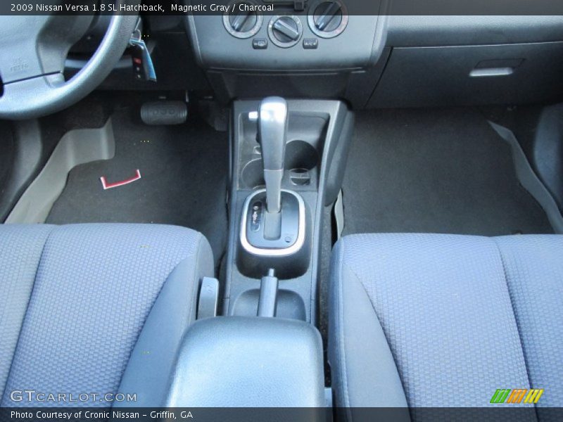 Magnetic Gray / Charcoal 2009 Nissan Versa 1.8 SL Hatchback