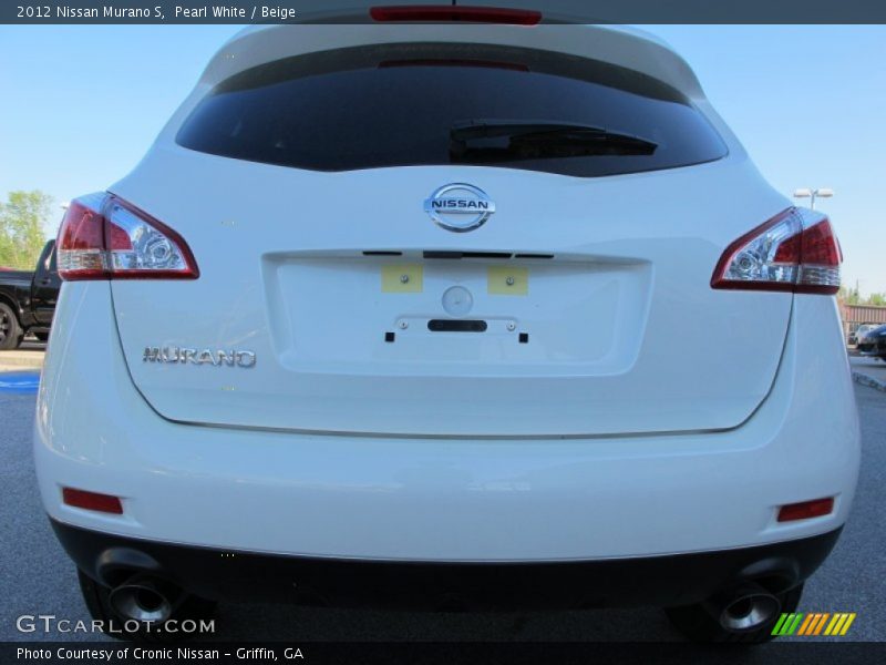 Pearl White / Beige 2012 Nissan Murano S