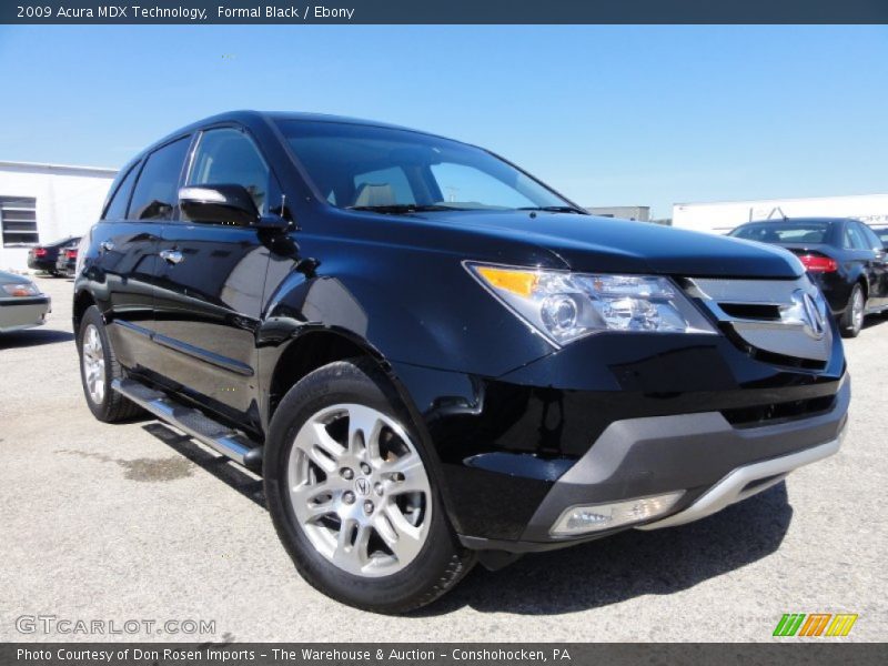Formal Black / Ebony 2009 Acura MDX Technology