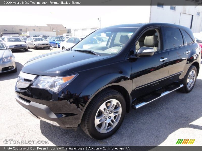 Formal Black / Ebony 2009 Acura MDX Technology