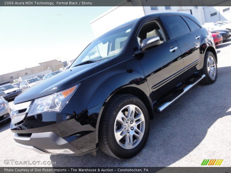Formal Black / Ebony 2009 Acura MDX Technology