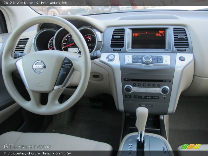 Pearl White / Beige 2012 Nissan Murano S