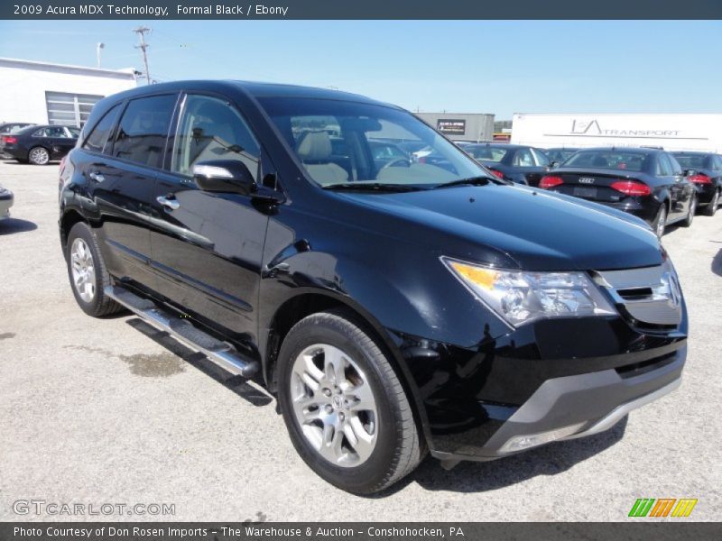 Formal Black / Ebony 2009 Acura MDX Technology
