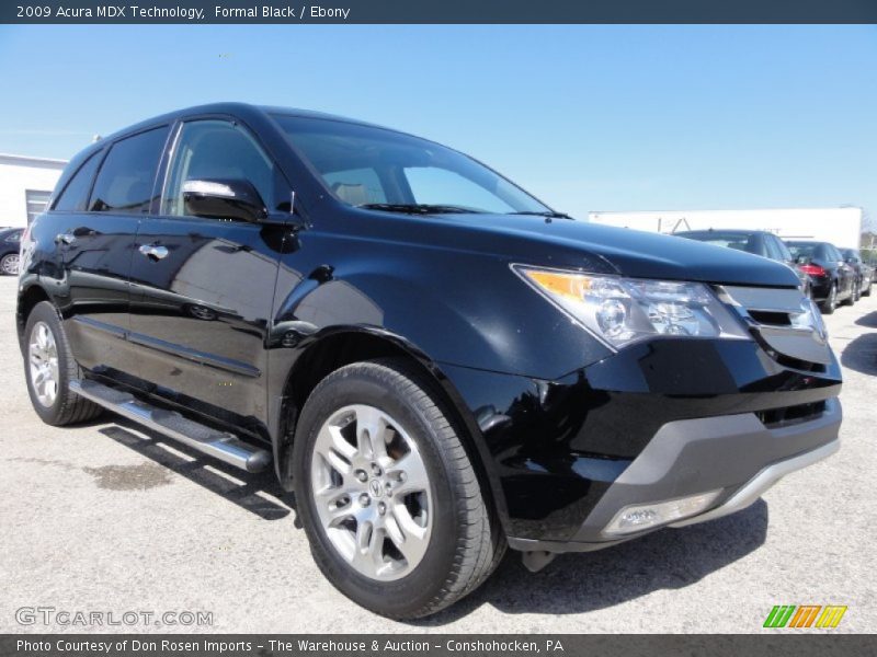 Formal Black / Ebony 2009 Acura MDX Technology