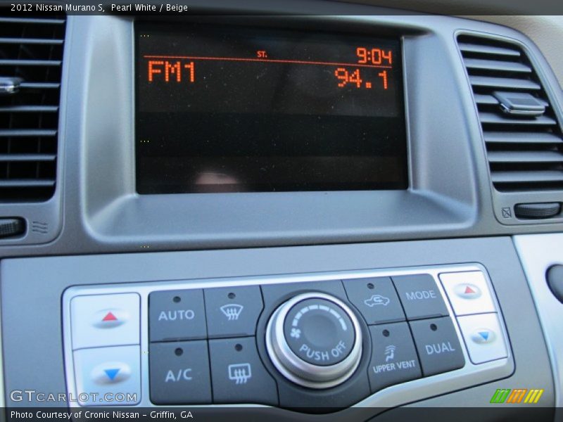 Pearl White / Beige 2012 Nissan Murano S