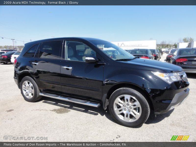 Formal Black / Ebony 2009 Acura MDX Technology