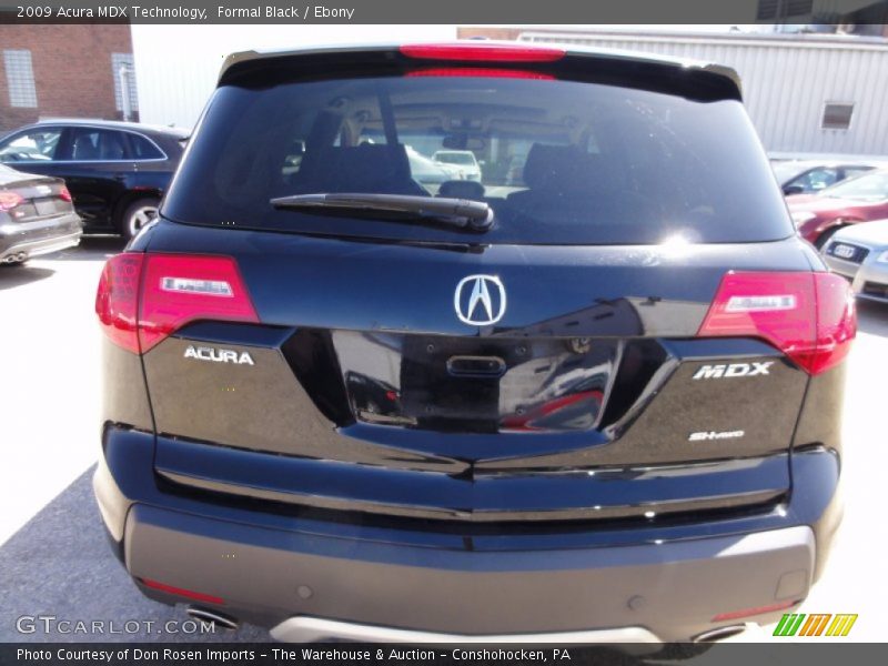 Formal Black / Ebony 2009 Acura MDX Technology