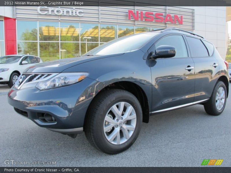 Graphite Blue / Beige 2012 Nissan Murano SV