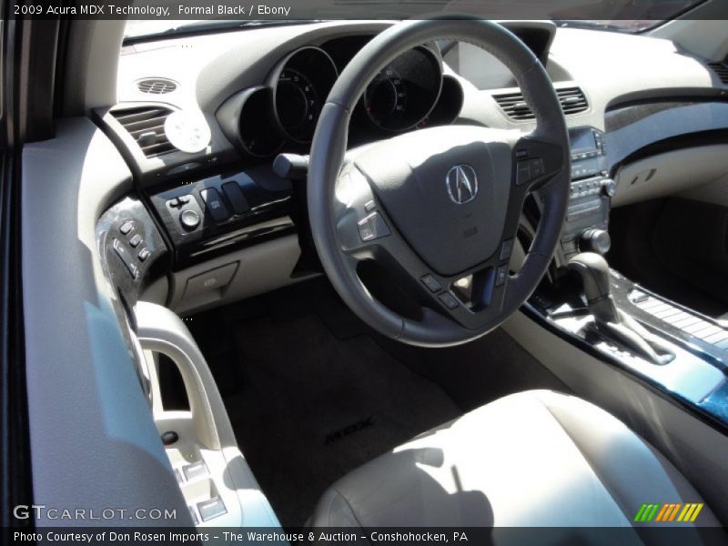 Formal Black / Ebony 2009 Acura MDX Technology