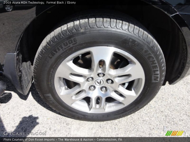Formal Black / Ebony 2009 Acura MDX Technology