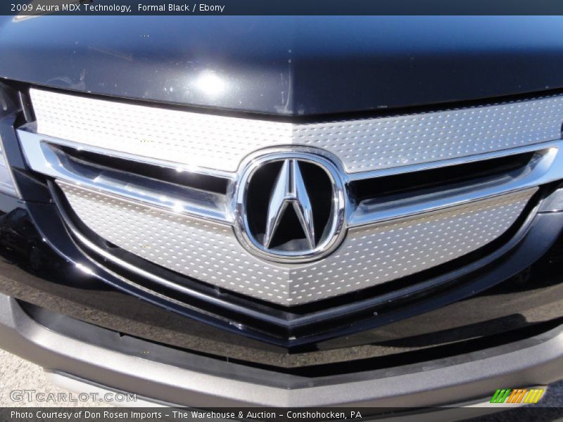Formal Black / Ebony 2009 Acura MDX Technology