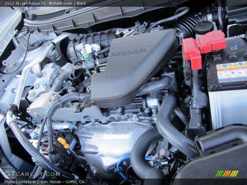 Brilliant Silver / Black 2012 Nissan Rogue SV