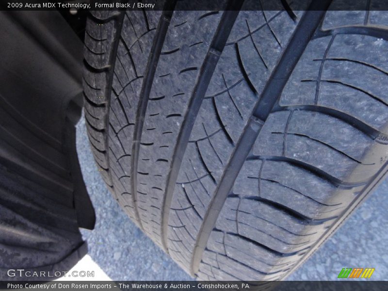 Formal Black / Ebony 2009 Acura MDX Technology