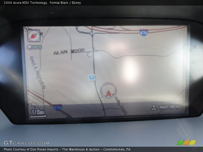 Formal Black / Ebony 2009 Acura MDX Technology