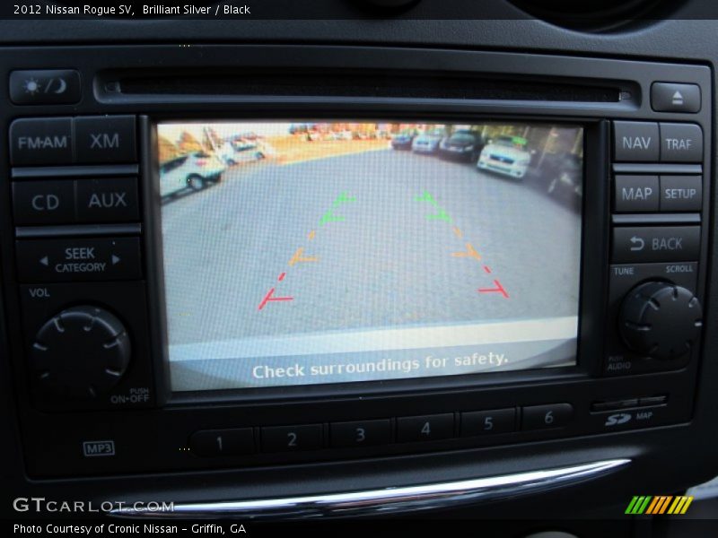 Brilliant Silver / Black 2012 Nissan Rogue SV